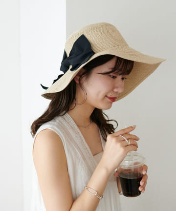 【今年も登場♪】コンパクトウォッシャブルリボンハット