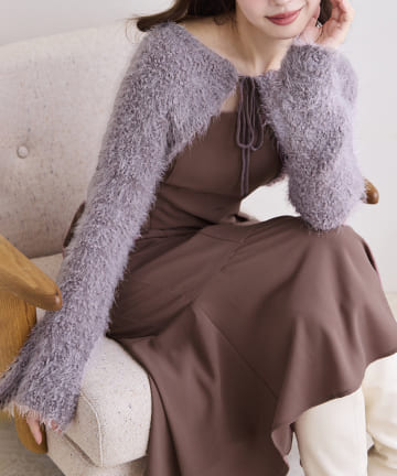 NICE CLAUP / OLIVE des OLIVE OUTLET(ナイスクラップ  / オリーブ デ オリーブ アウトレット) 【one after another】レデイライクロングワンピース
