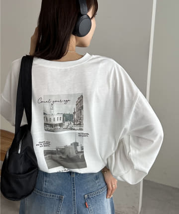 【WEB限定】バックフォトビッグTシャツ