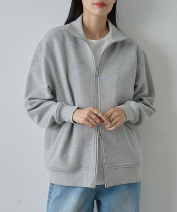 【UNISEX】ヘビーウェイトドライバーズダブルジップスウェット