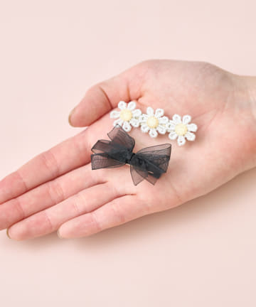 BIRTHDAY BAR(バースデイバー) KIDS HAIR PIN　デイジーとリボン