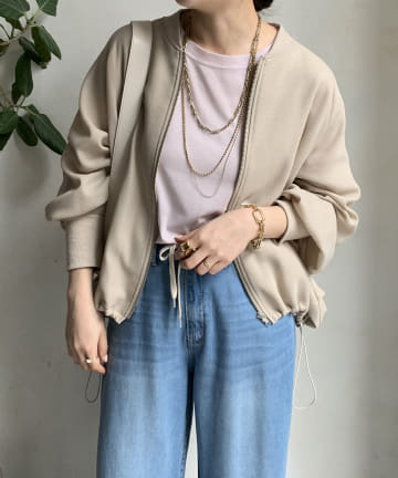 【WEB限定】メッシュブルゾン