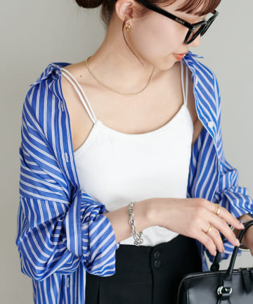 【WEB限定】ダブルストラップカップ付キャミソール