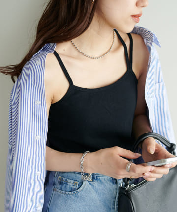 【WEB限定】アシメストラップキャミソール