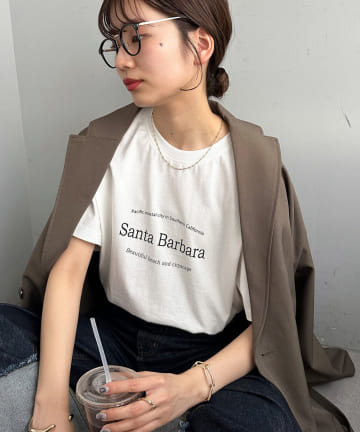 【WEB限定】Santa BarbaraロゴプリントロンT