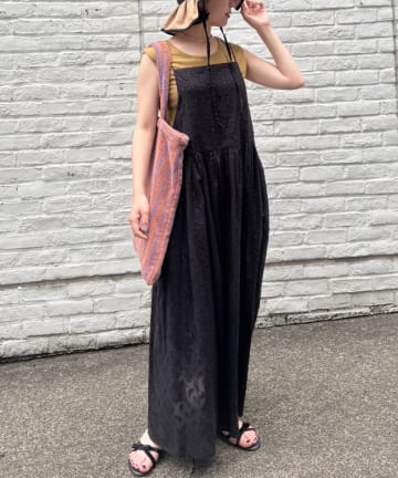 CIAOPANIC TYPY(チャオパニックティピー) 【India】きらきらビーンズエプロンキャミワンピース