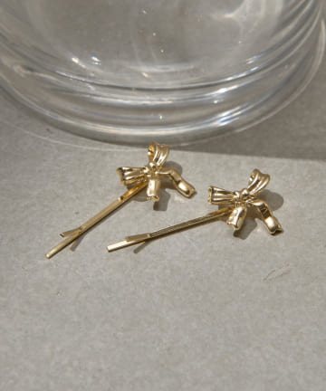 Lattice(ラティス) メタルリボンヘアピンセット(2P)