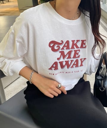 【WEB限定】USAコットンツアーロゴロングTシャツ