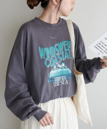 DISCOAT(ディスコート) 【WEB限定】ピグメントグラフィックロンT