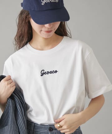 CIAOPANIC TYPY(チャオパニックティピー) 【GEVACO】ワンポイントロゴチェーン刺繍TEE