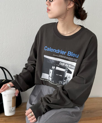 Discoat] [ディスコート] WEB限定フォトプリントロンT