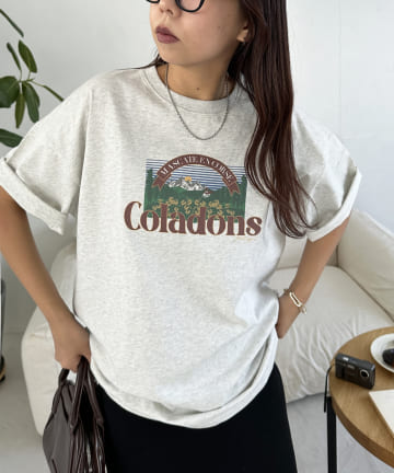 DISCOAT(ディスコート) 【ユニセックス】スーベニアネイチャーグラフィックTシャツ