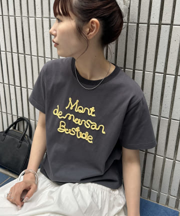 DISCOAT(ディスコート) 【umm.】ロープロゴミニTシャツ