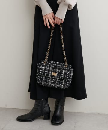 NICE CLAUP / OLIVE des OLIVE OUTLET(ナイスクラップ  / オリーブ デ オリーブ アウトレット) 【natural couture】キルティングチェーンバッグ