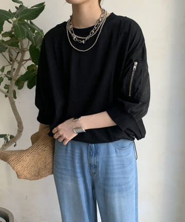 MA-1ドッキングニットプルオーバー | Thevon.(ゼヴォン