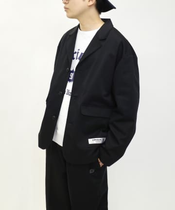 セットアップ対応【Sourcream/サワークリーム】ツイルテーラードジャケット