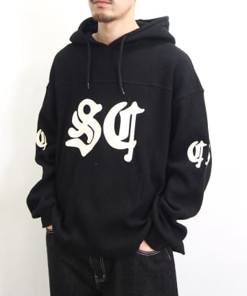 【SOURCREAM/サワークリーム】ワッフルフットボールパーカー