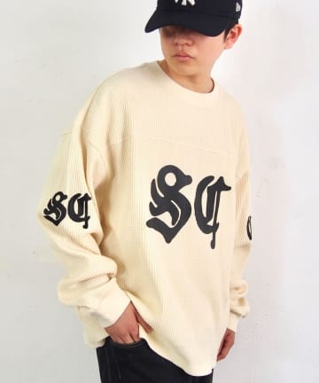 【SOURCREAM/サワークリーム】ワッフルフットボールTEE
