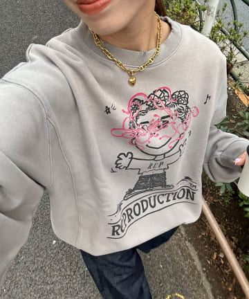 CIAOPANIC(チャオパニック) 【RePRODUCTION LABEL / リプロダクションレーベル】セットインスウェット