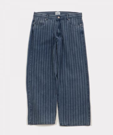 使わない【セットアップ対応】ストライプデニムパンツ