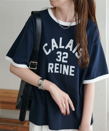【一枚で着映え◎/WEB限定】ナンバリングリンガーTシャツ
