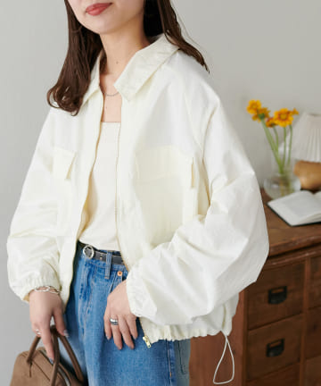 【WEB限定】ナイロンワッシャーブルゾン