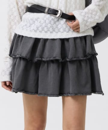 CIAOPANIC TYPY(チャオパニックティピー) 【OddStudio】ピグメントフリルミニスカート/CIAOPANIC TYPY別注