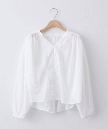 mystic(ミスティック) FANAKA gatherd blouse