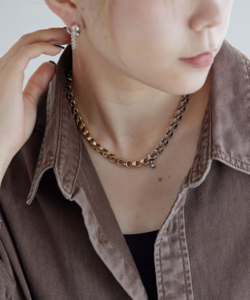 【JUSTINE CLENQUET(ジュスティーヌクランケ)】IRVIN NECKLACE/ネックレス
