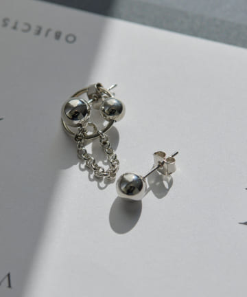 ear PAPILLONNER(イア パピヨネ) 【JUSTINE CLENQUET(ジュスティーヌクランケ)】MORGAN EARRINGS/ピアス
