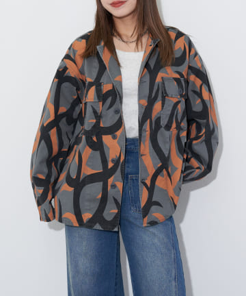CIAOPANIC(チャオパニック) 【MADE IN STANDARD/メイドインスタンダード】FATIGUE UNIFORM SHIRT JACKET