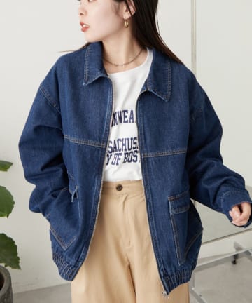 CIAOPANIC TYPY(チャオパニックティピー) 【ユニセックス】ビックシルエットコットンデニムジャケット