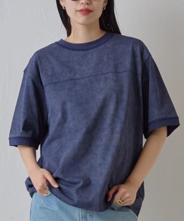 ムラ染め天竺Tシャツ