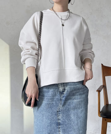 軽量ボンデイングドロップスリーブプルオーバー