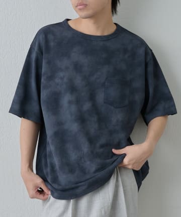 フェードダイクルーネックTシャツ