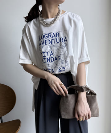 DOUDOU(ドゥドゥ) 【WEB限定】LOGRARロゴTEE