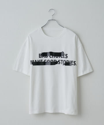 隠しプリントロゴTシャツ