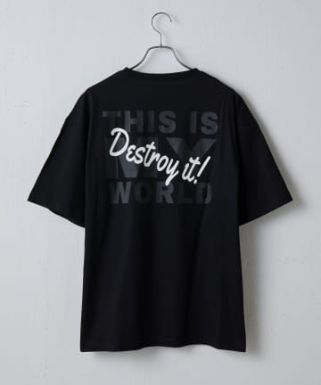 COLONY 2139(コロニー トゥーワンスリーナイン) ダブルプリントロゴTシャツ