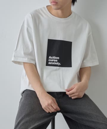 COLONY 2139(コロニー トゥーワンスリーナイン) ボックスロゴプリントTシャツ