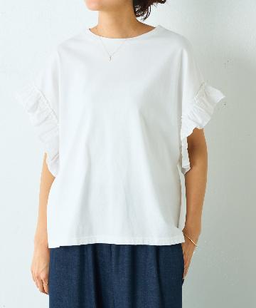 BEARDSLEY(ビアズリー) 《ブラック追加検討中》フリルスリーブTee