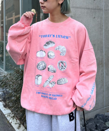 CIAOPANIC TYPY(チャオパニックティピー) 【SOUNDS GOOOOD】プリント刺繍ヴィンテージスウェット