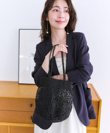 La boutique BonBon(ラブティックボンボン) 【ザ・バグマティ】メタリッククロシェバッグ