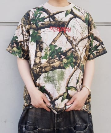 2サイズ【Sourcreama/サワークリーム】3D刺繍ロゴTEE