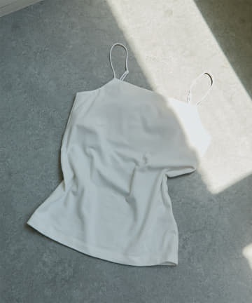 【La nature linge】ベア天竺キャミソール