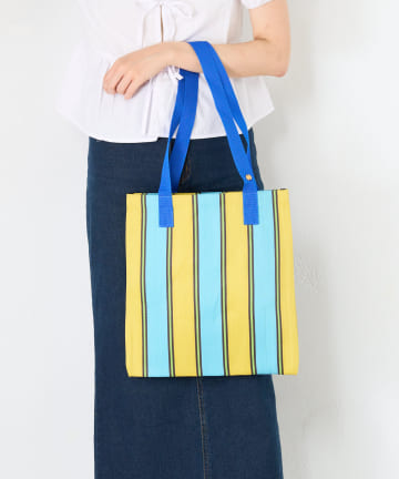 BIRTHDAY BAR(バースデイバー) STRIPE MARKET BAG
