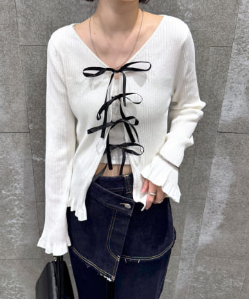 [mline]リボンカーデ