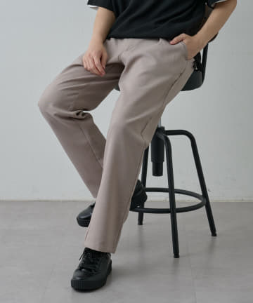 【セットアップ対応】ポリトロテーパードパンツ
