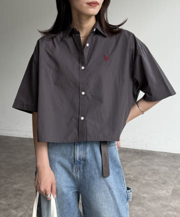 CPCM(シーピーシーエム) 【U.S. POLO ASSN.】短丈シャツ
