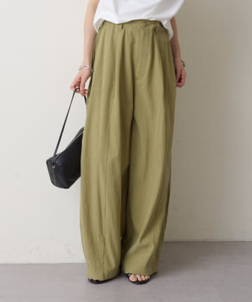 【今季人気No.1パンツ！】【低身長サイズあり】ドロストカーブパンツ