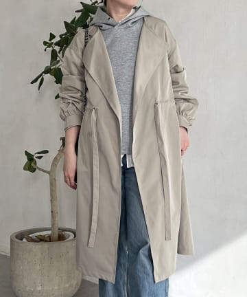 un dix cors(アンディコール) ノーカラードロストコート